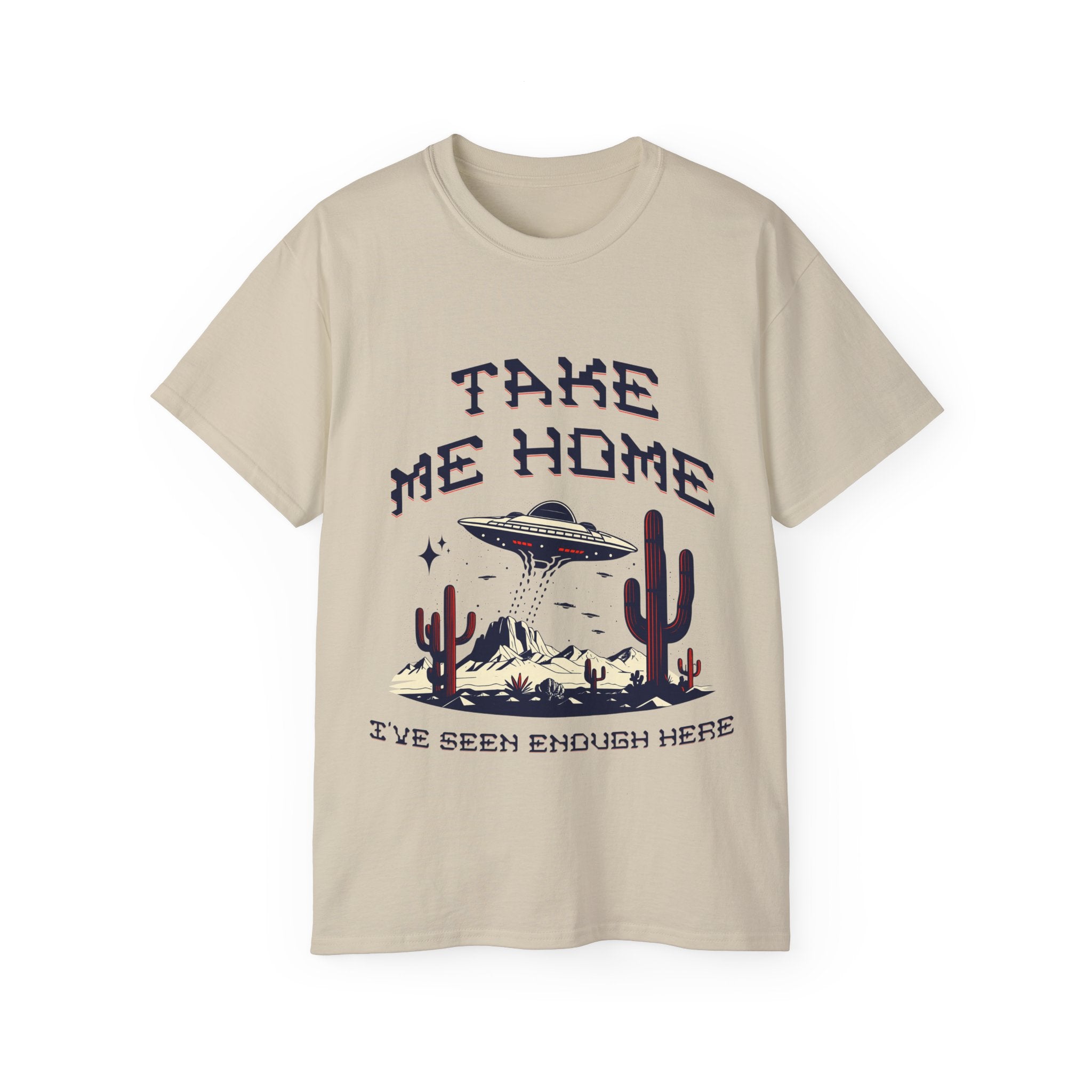 Take Me Home - Unisex Cotton Tee (Front) - Damned Threads